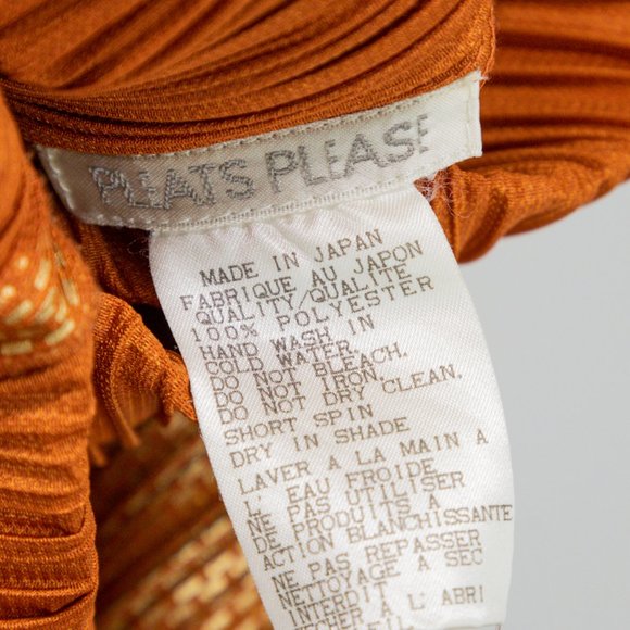 SOLD Issey Miyake Archival Pleated Metallic Dress - Picture 6 of 7